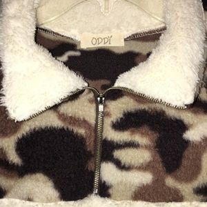 oddy sherpa pullover